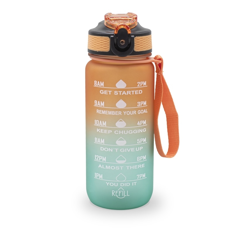 Sthlm Hydra Bottle Orange/Turqoise 700 ml