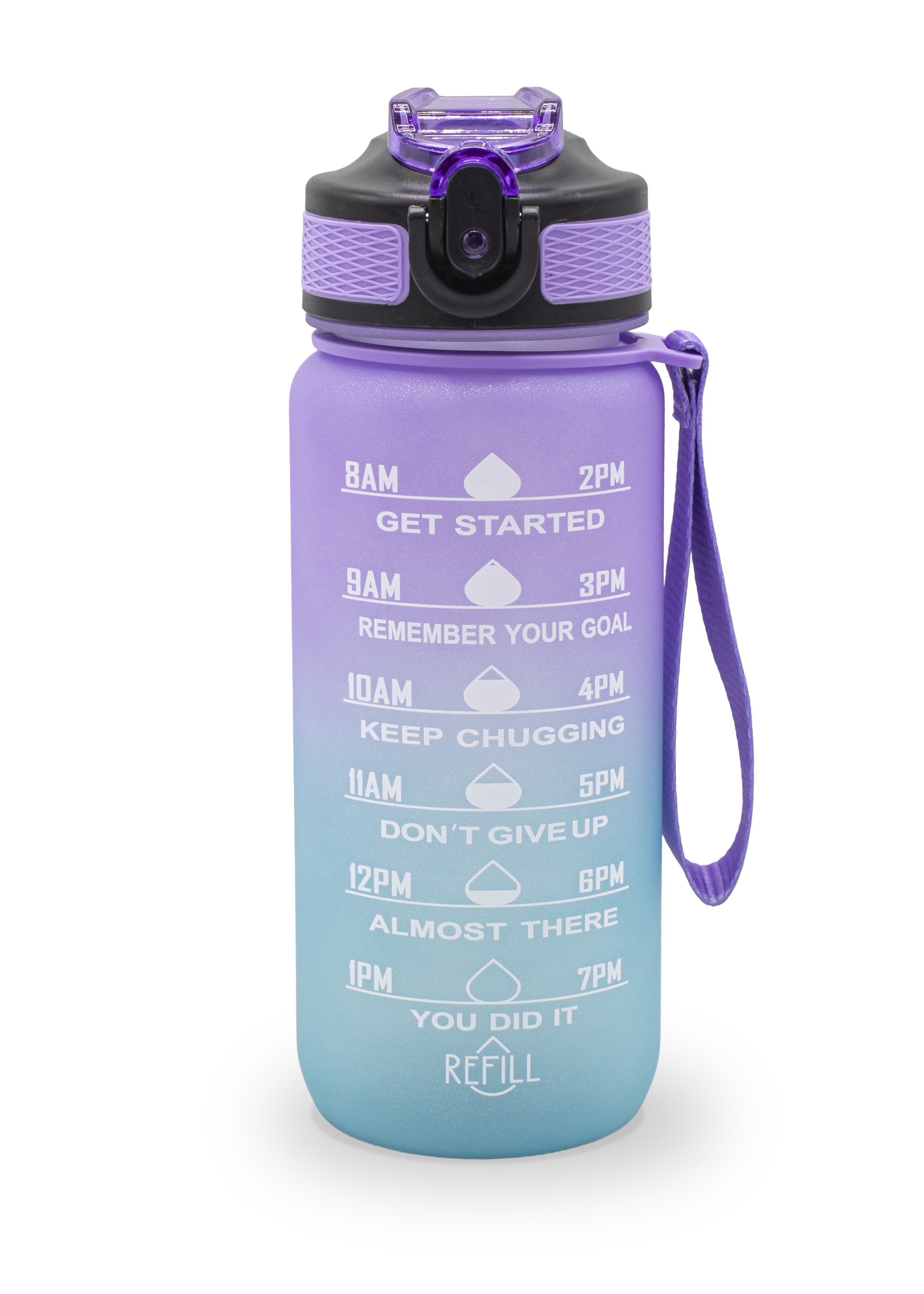 Sthlm Hydra Bottle Shiny Purple/Shiny Turqoise 700 ml