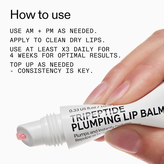 The INKEY List Tripeptide Plumping Lip Balm Pink 10 ml