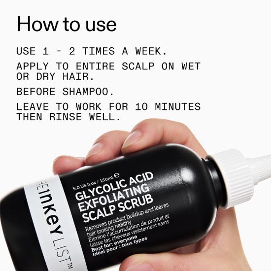 The INKEY List Glycolic Acid Exfoliating Scalp Scrub 150 ml 