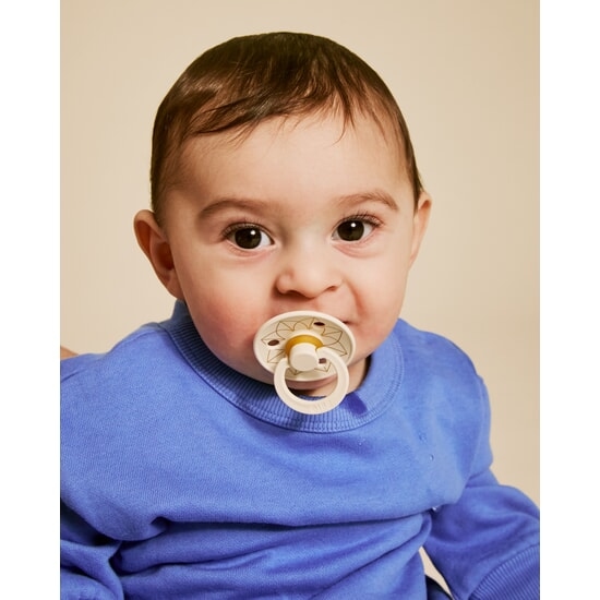 BIBS Studio Colour Noor Latex Size 2 Ivory Gold 2-pack