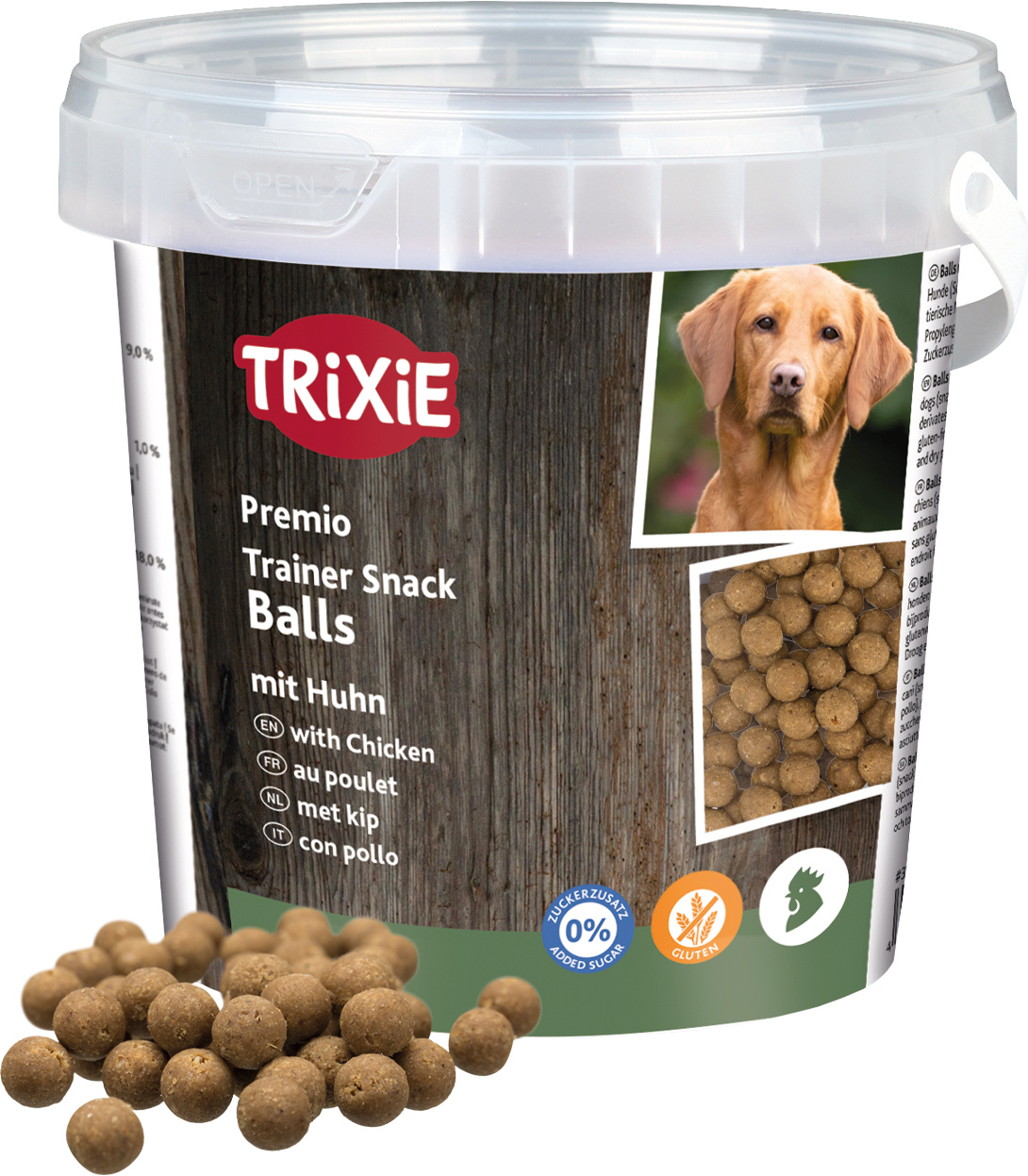 Trixie PREMIO Trainer Snack Balls med fågel 500 g