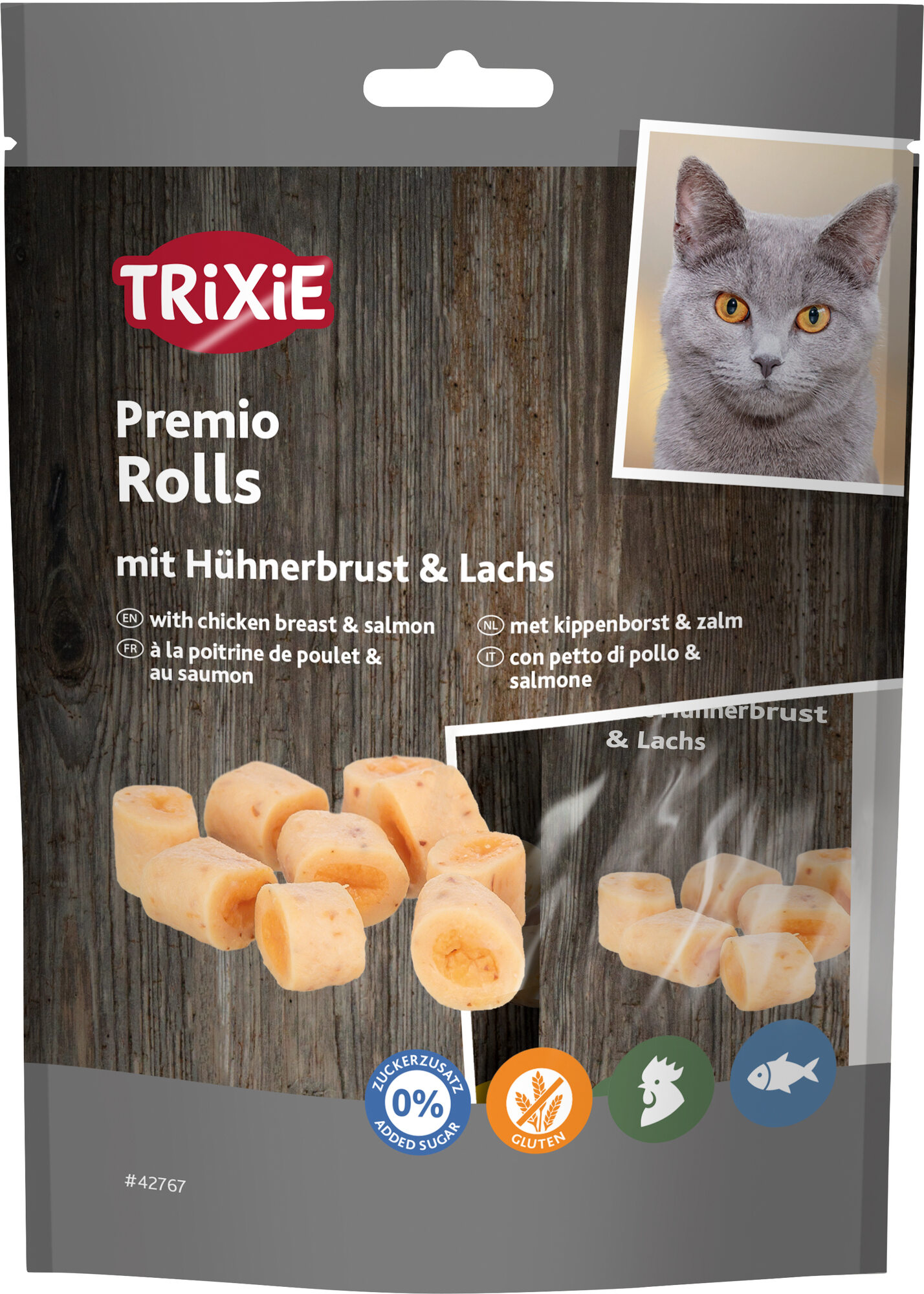 Trixie Premio Rolls med Kycklingbröst & Lax 50 g