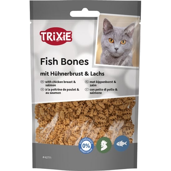 Trixie Fish Bones med Kycklingbröst & Lax 50 g