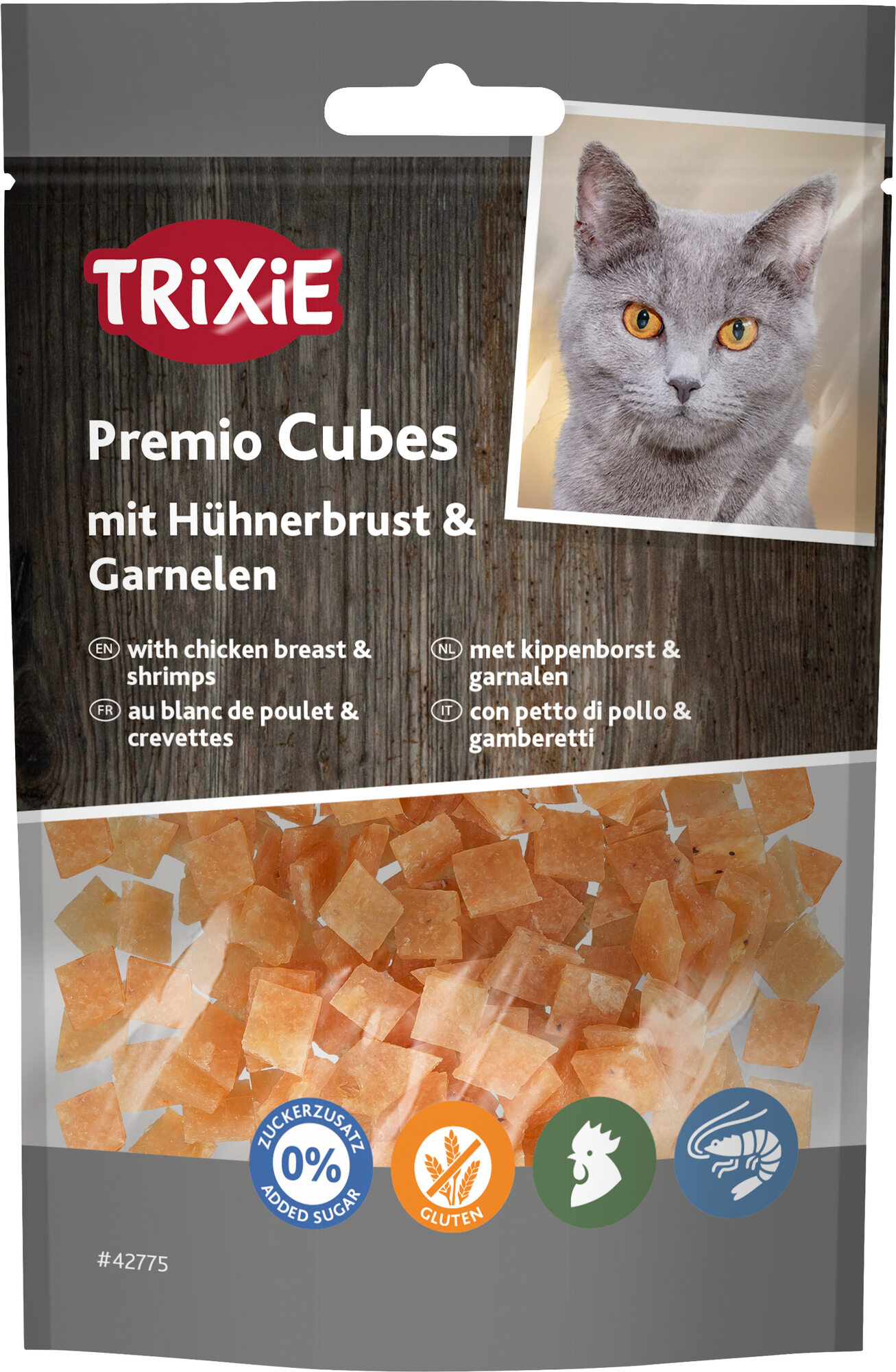 Trixie Premio Cubes med Kycklingbröst & Räkor 50 g