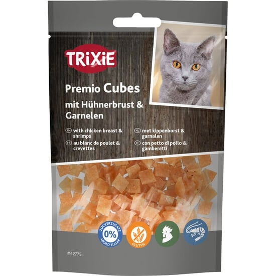 Trixie Premio Cubes med Kycklingbröst & Räkor 50 g