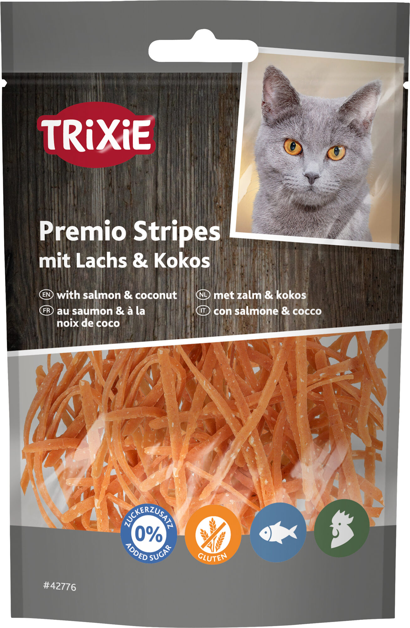 Trixie Premio Stripes med Lax & Kokos 50 g