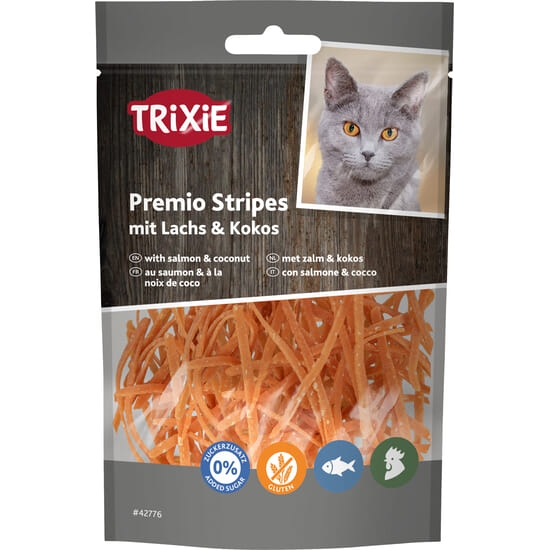 Trixie Premio Stripes med Lax & Kokos 50 g