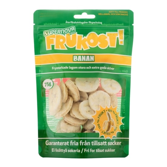 Frukost Frystorkad Banan 75 g