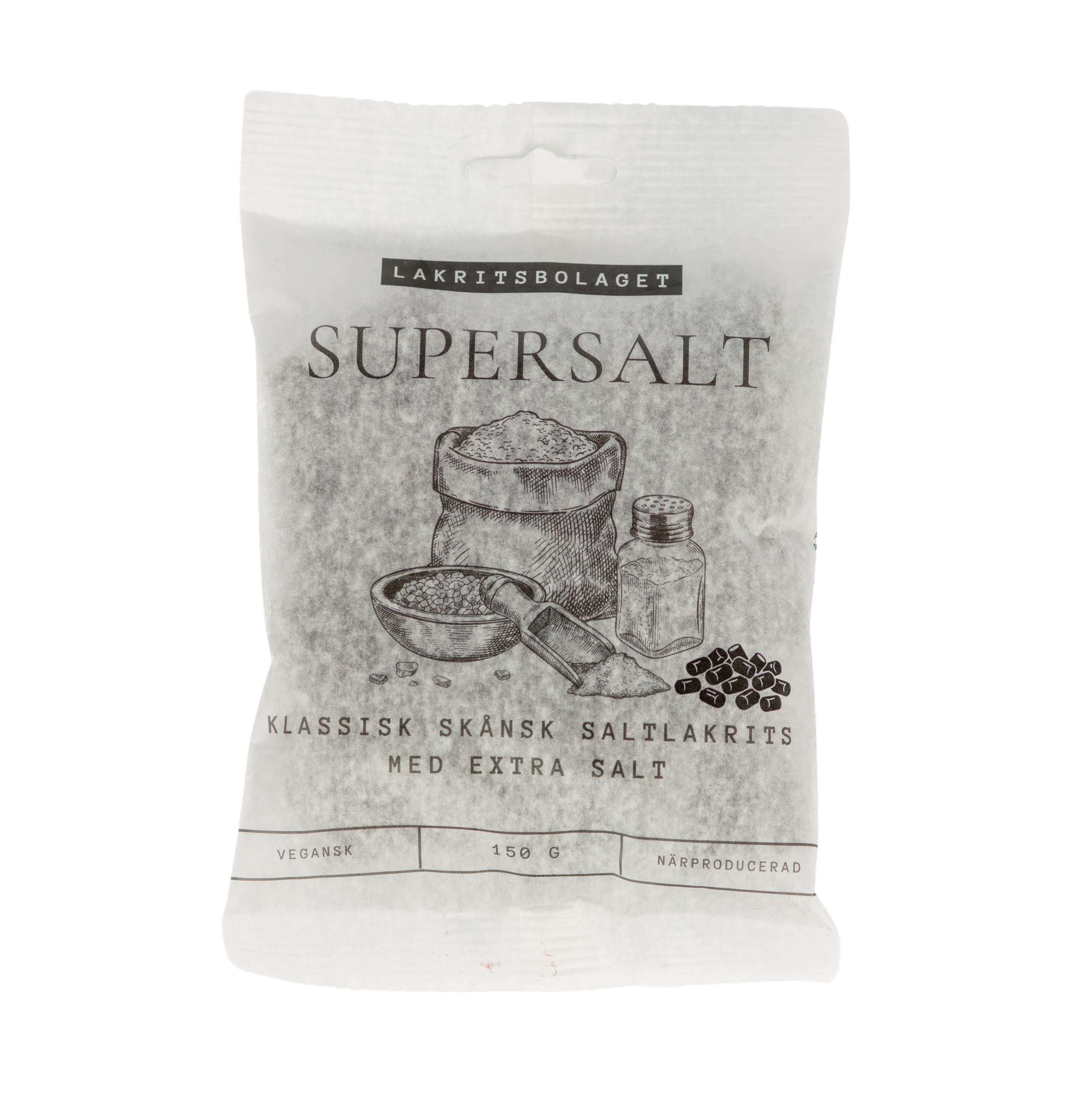 Lakritsbolaget Supersalt 150 g
