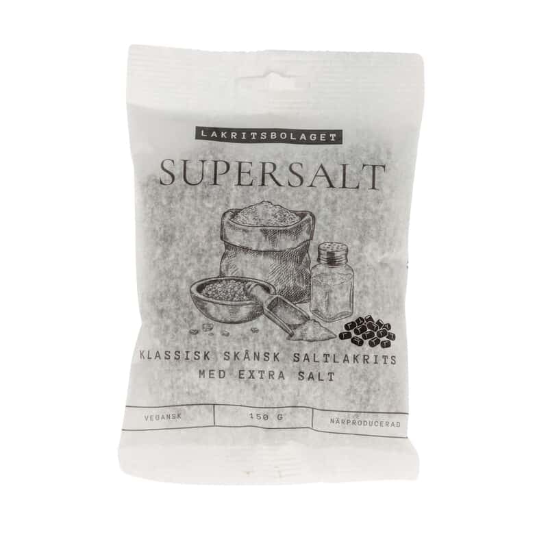 Lakritsbolaget Supersalt 150 g