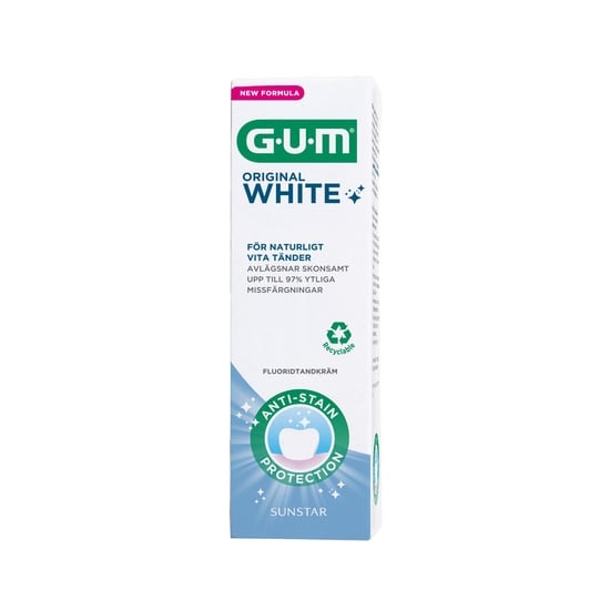 GUM Tandkräm Original White 75 ml