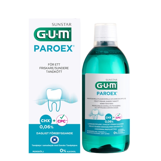 GUM Paroex Munskölj 0,06% CHX + 0,05% CPC 500 ml