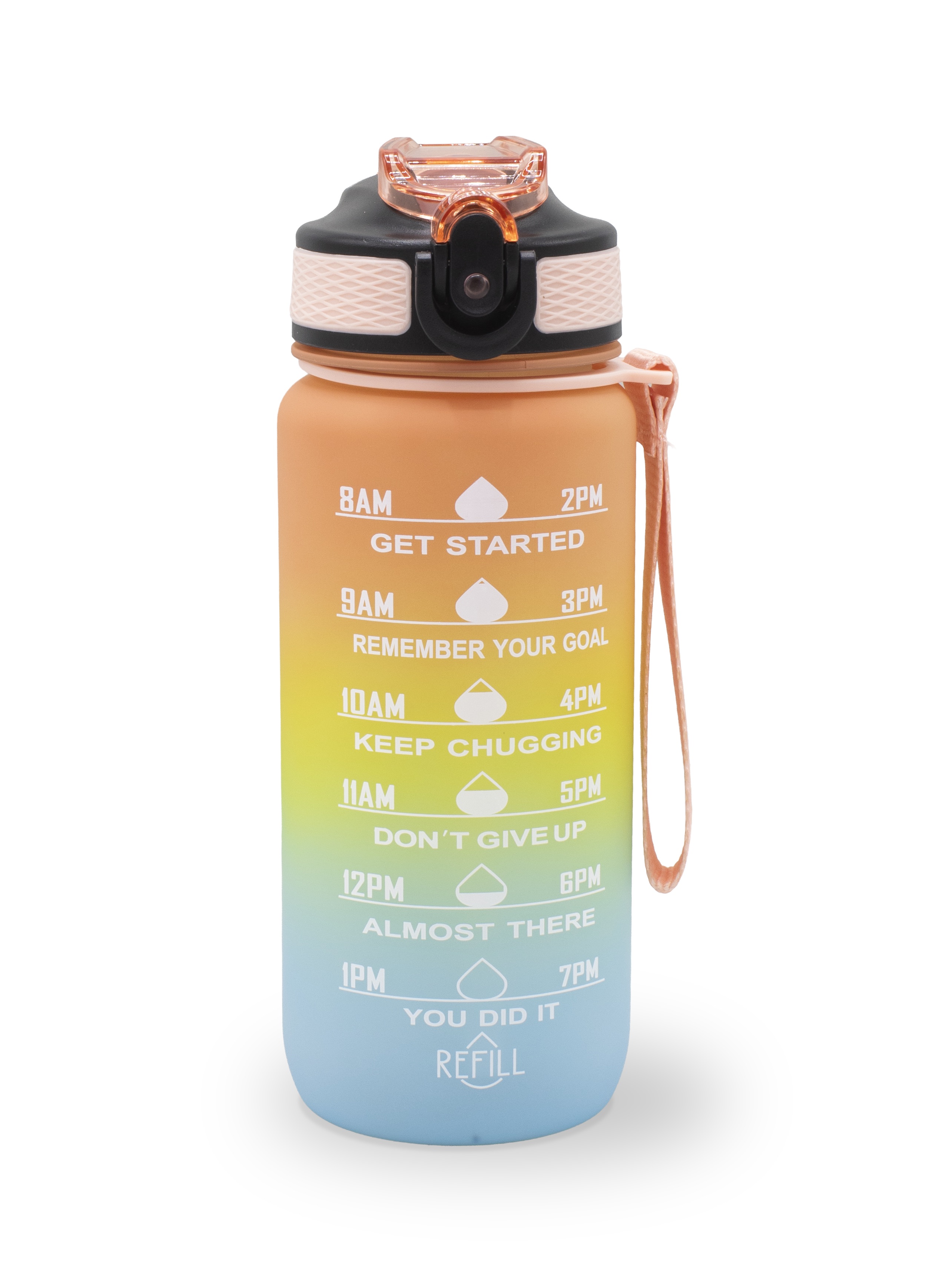 Sthlm Hydra Bottle Orange/Yellow/Light Blue 700 ml