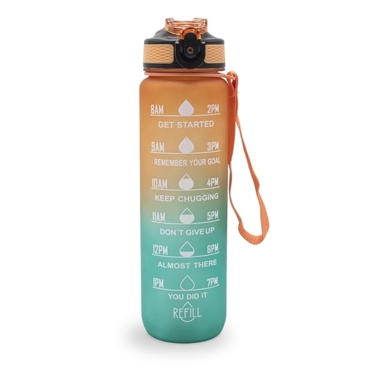 Sthlm Hydra Bottle Orange/Turkos 1000 ml