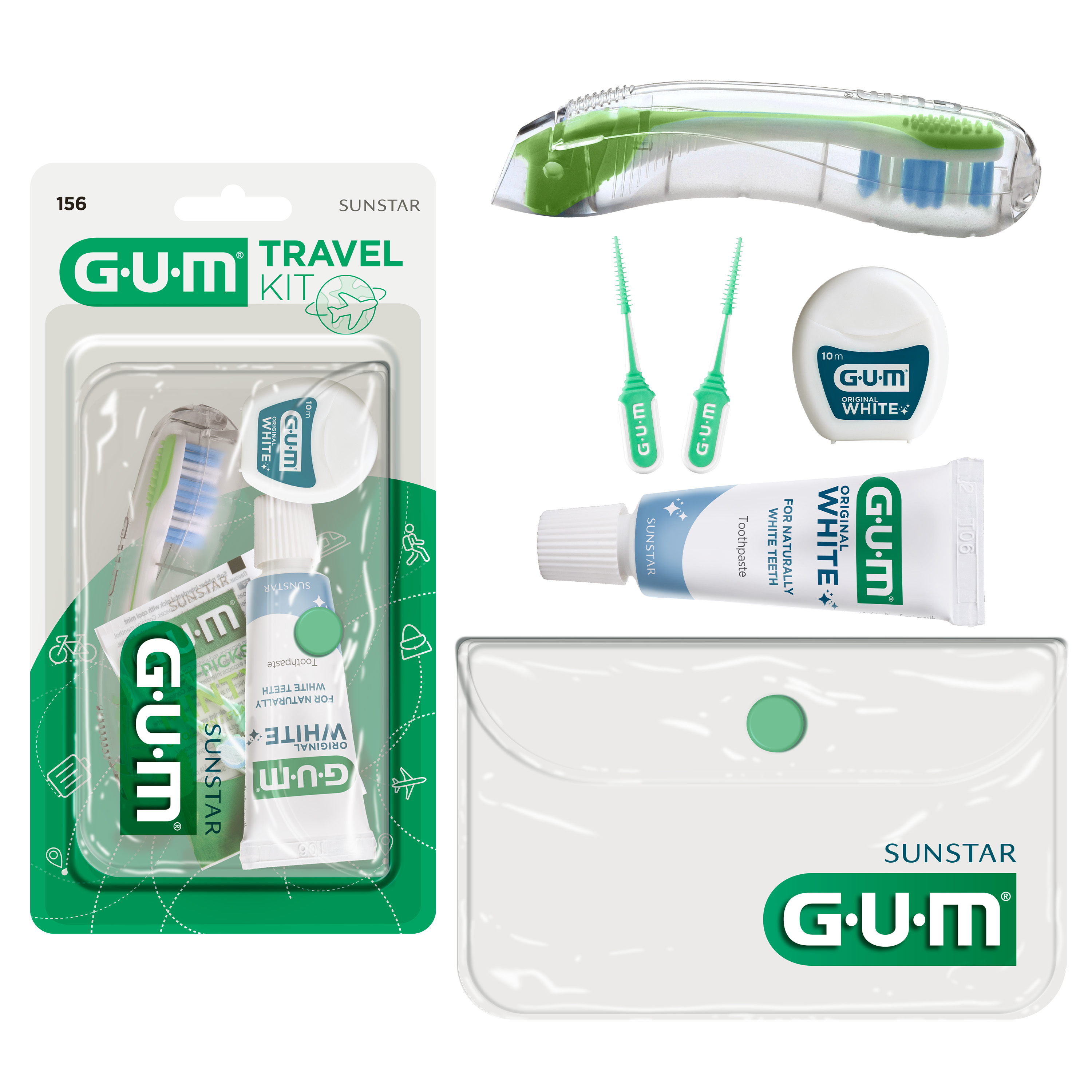 GUM Tandhygien Resekit 1 st