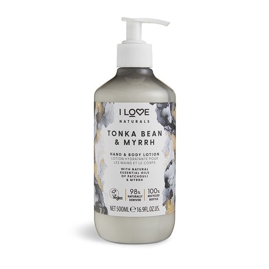 I LOVE Naturals Hand & Body Lotion Tonka Bean & Myrrh 500 ml
