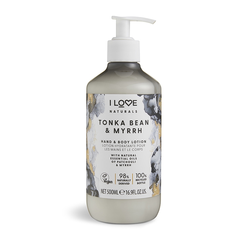 I LOVE Naturals Hand & Body Lotion Tonka Bean & Myrrh 500 ml