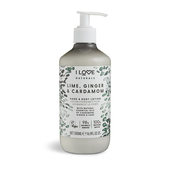 I LOVE Naturals Hand & Body Lotion Lime Ginger & Cardamon 500 ml