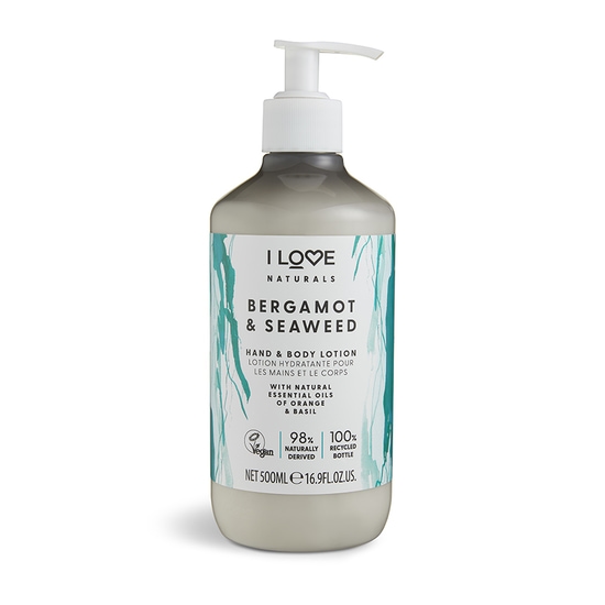 I LOVE Naturals Hand & Body Lotion Bergamot & Seaweed 500 ml
