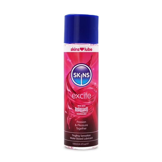 Skins Excite Tingling Vattenbaserat Glidmedel 130 ml