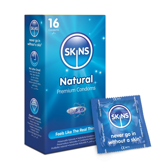 Skins Kondomer Naturell 16-pack