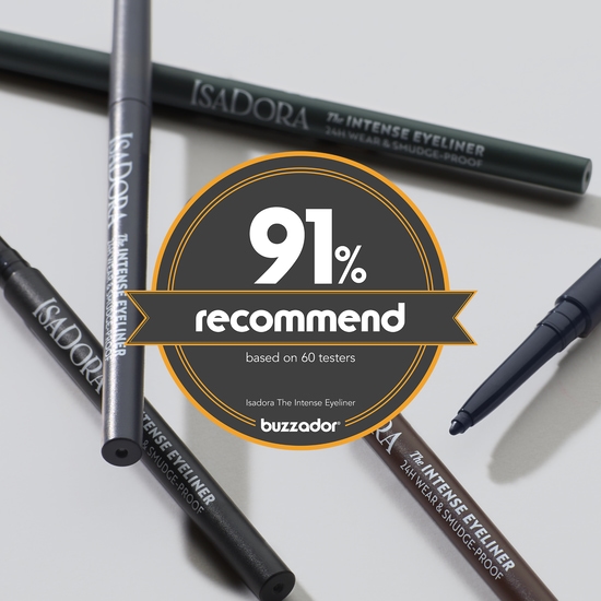IsaDora The Intense Eyeliner 24H Wear & Smudge-proof 60 Intense Black 0,35 g