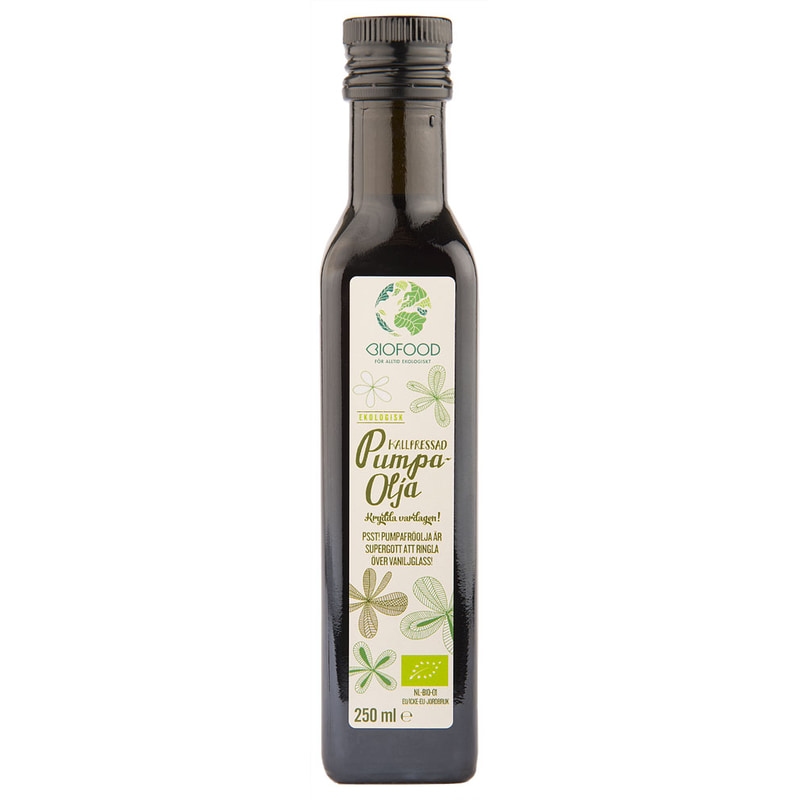 Biofood Pumpafröolja Kallpressad 250 ml