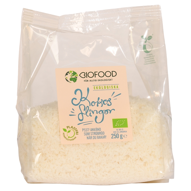 Biofood Kokosflingor 250 g
