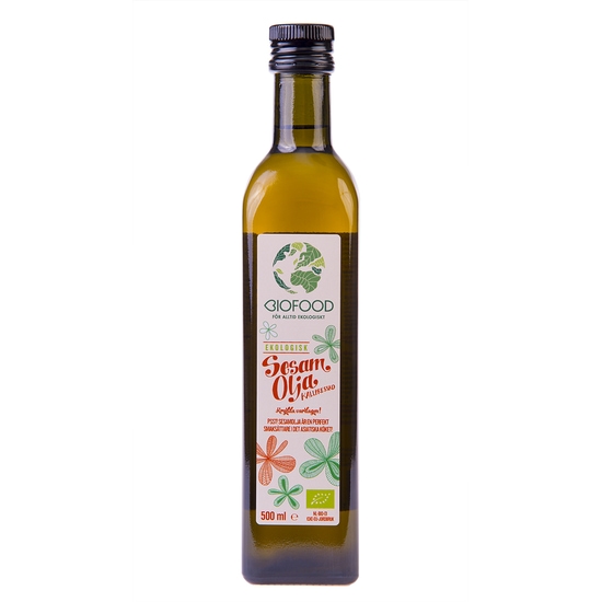 Biofood Sesamolja Kallpressad 500 ml