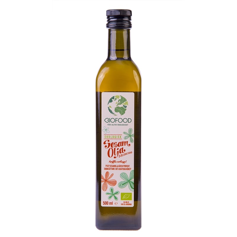 Biofood Biofood Sesamolja Kallpressad 500 ml