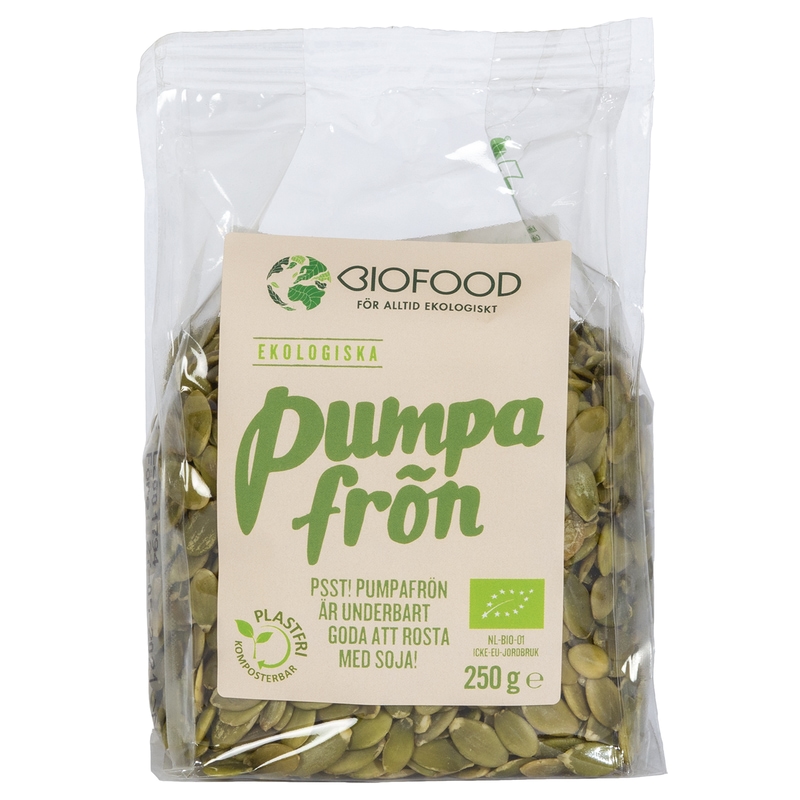 Biofood Pumpafrön 250 g