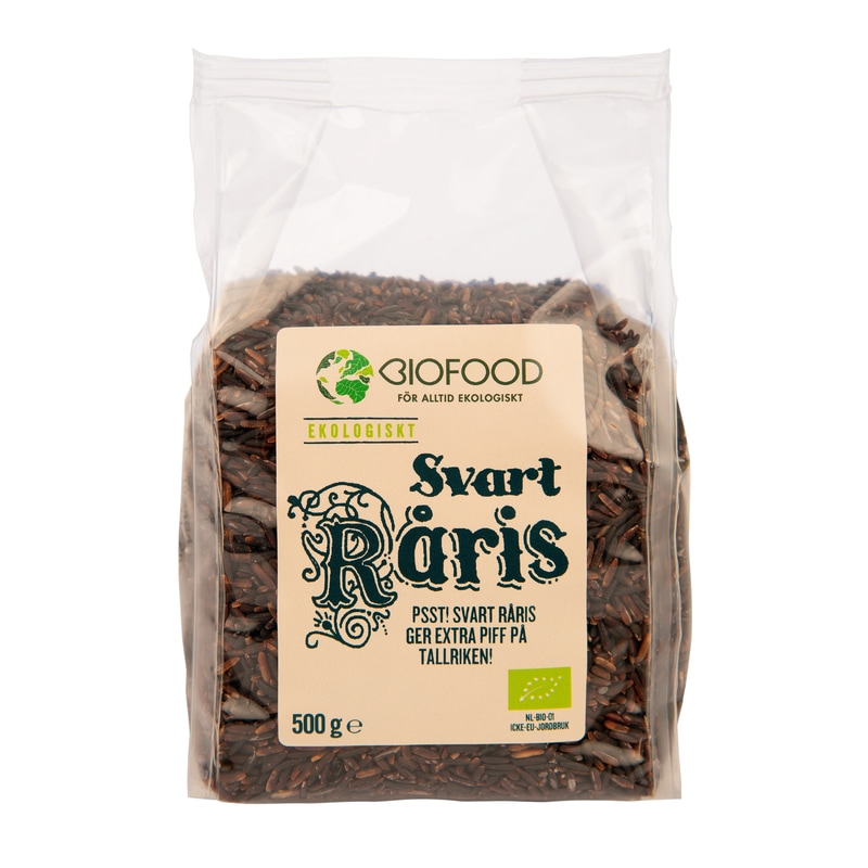 Biofood Råris Svart 500 g