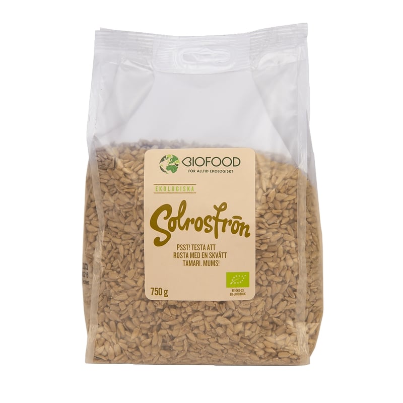 Biofood Solrosfrön 750 g