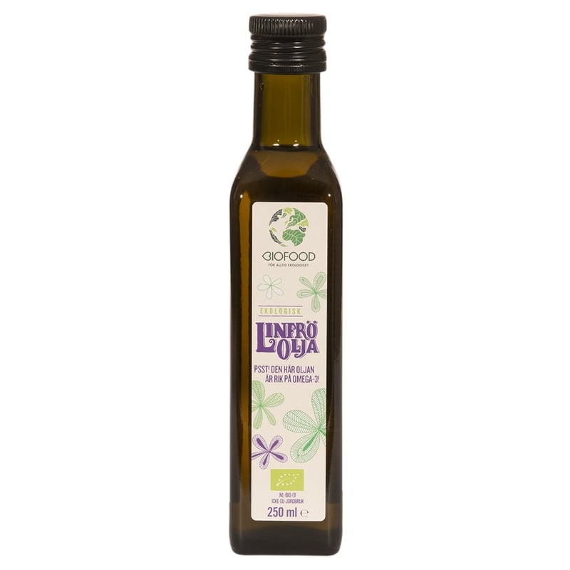 Biofood Biofood Linfröolja Kallpressad 250 ml