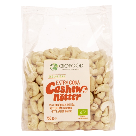 Biofood Cashewnötter Extra Goda 750 g