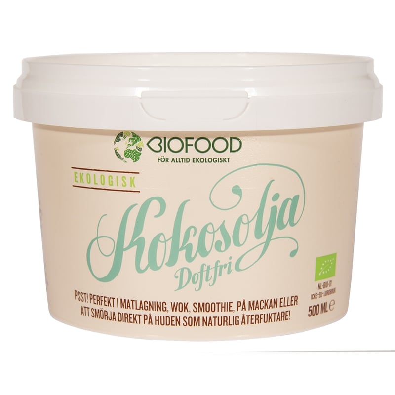 Biofood Kokosolja doftfri 500 ml