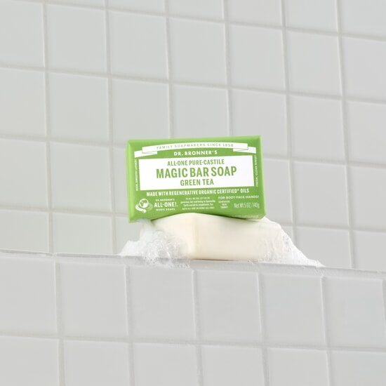 Dr. Bronner's Magic Bar Soap Green Tea 140 g