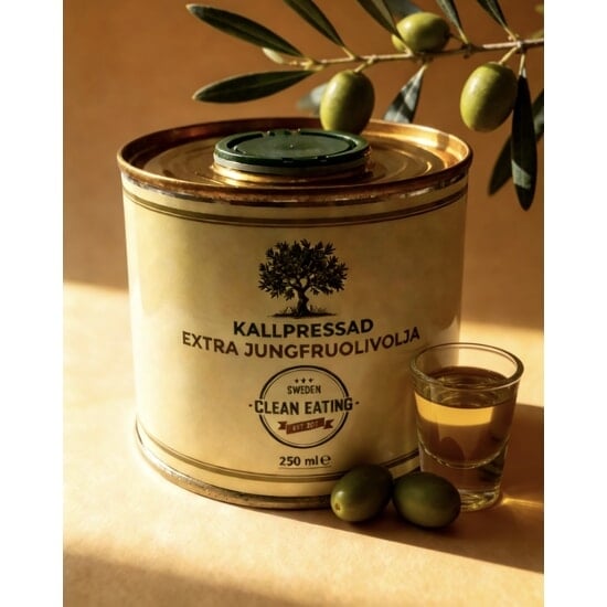 Clean Eating Kallpressad Olivolja 250 ml