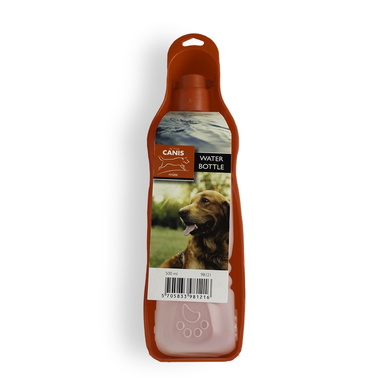 Active Canis Portabel Vattenflaska Röd 500 ml