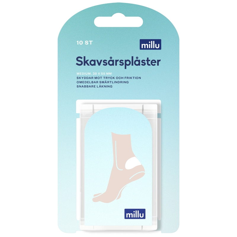 Millu Skavsårsplåster Medium 10-pack