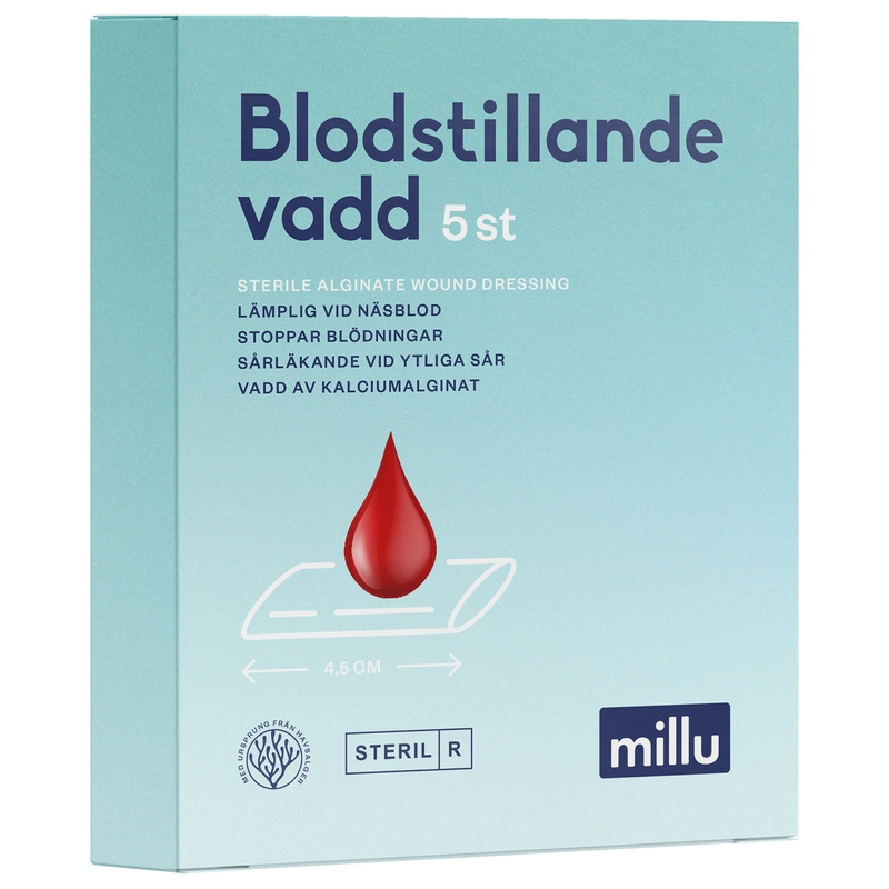 Millu Blodstillande Vadd 5 st