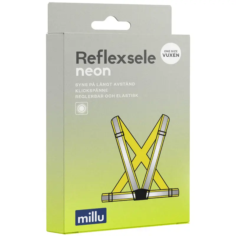 Millu Reflexsele Vuxen Neon One-Size