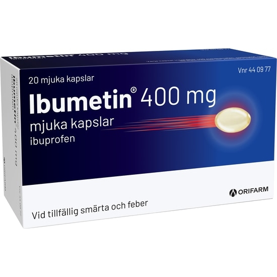 Ibumetin 400 mg mjuk kapsel 20 st