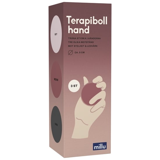 Millu Handterapibollar 3 st