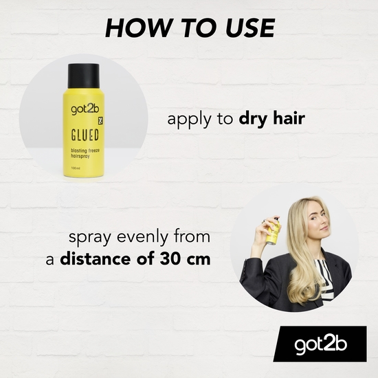 Got2b Glued Blasting Freeze Hairspray Travel Size 100 ml