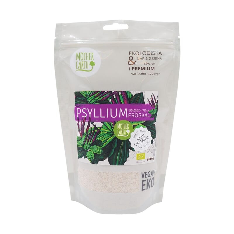 Mother Earth Psylliumfröskal Premium EKO 200 g
