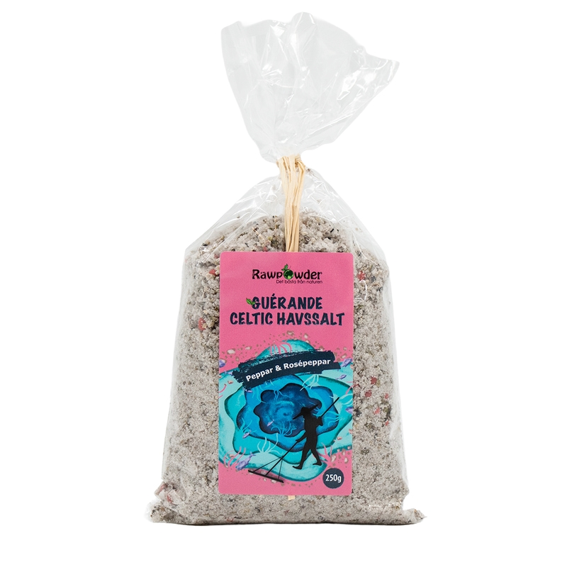 Rawpowder Guérande Celtic Havssalt Peppar & Rosépeppar 250 g