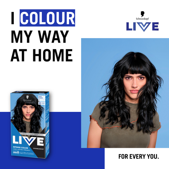 Schwarzkopf LIVE Intense Color 99 Deep Black