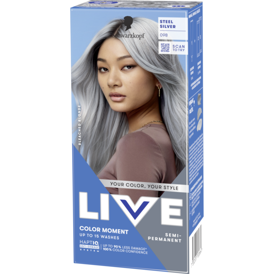 Schwarzkopf LIVE Ultra Brights 98 Steel Silver